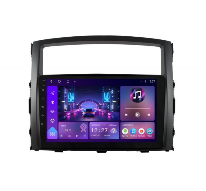 Штатна магнітола Soundbox S-8128 з CarPlay та 4G модемом для Mitsubishi Pajero Vagon IV 2007-2015 S8-8128