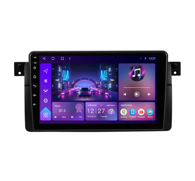 Штатна магнітола Soundbox S-8633 з CarPlay та 4G модем для BMW E46 3 Series 1999-2005 S4-8633