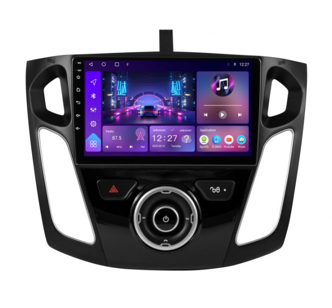 Штатна магнітола Soundbox S-9232B з CarPlay та 4G модем для Ford Focus 3 2012-2017 (активні кнопки) S8-9232B