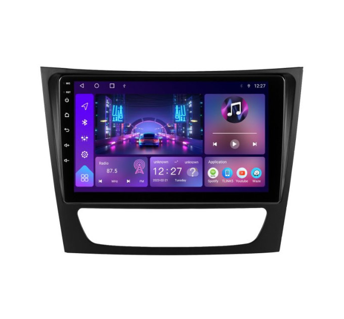 Штатна магнітола Soundbox S-8644 з 4G та CarPlay для Mercedes Benz E class W211 S8-8644