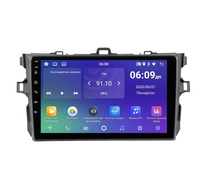 Штатна магнітола Soundbox SM-1374 для Toyota Corolla 2008-2012