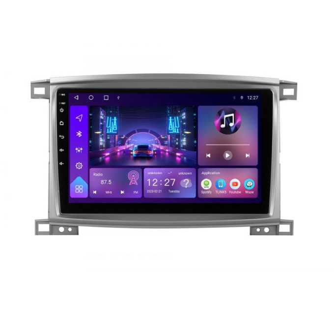 Штатна магнітола Soundbox S-9471 для Toyota Land Cruiser LC100 2003-2008 / Lexus LX470 2002-2007 (клімат) S4-9471+360