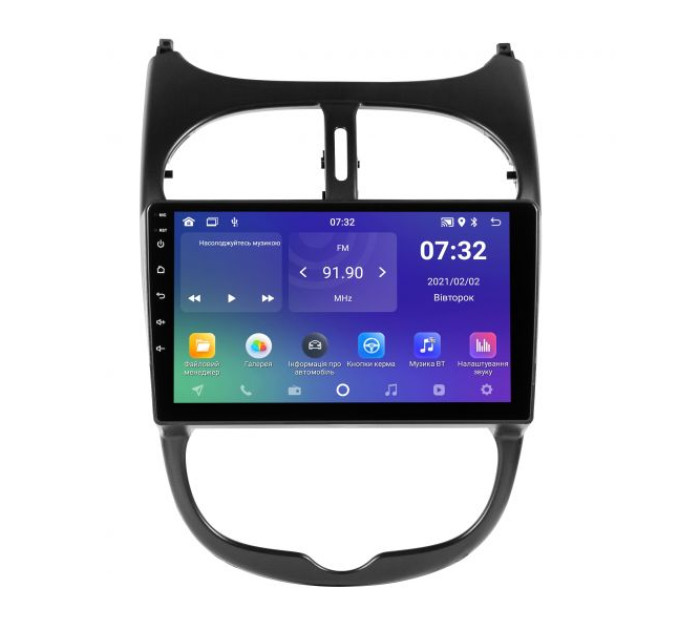Штатна магнітола Soundbox SM-8114 для Peugeot 206 1998-2016 з CarPlay 2+32GB