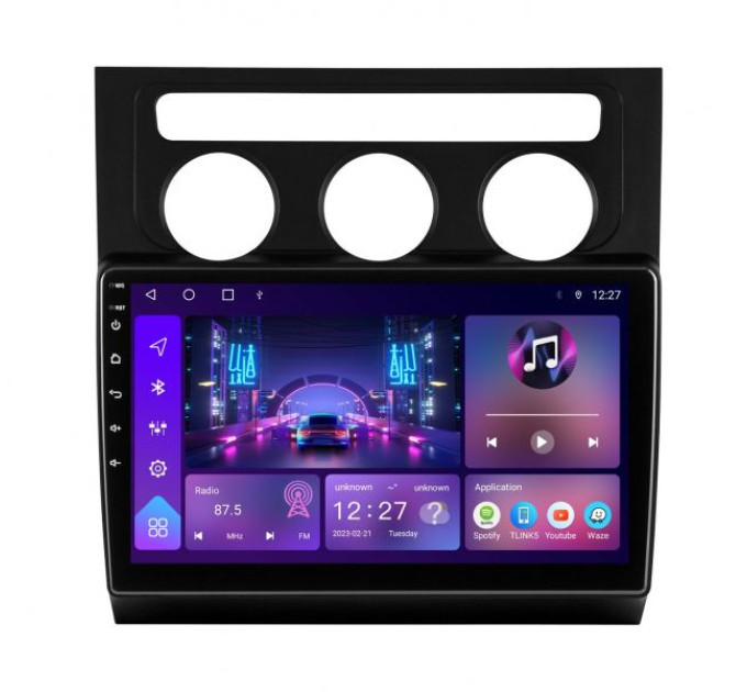Штатна магнітола Soundbox S-6290 з CarPlay та 4G для Volkswagen Touran 2003-2008 S4-6290+360