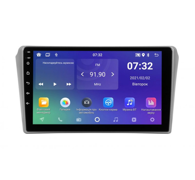 Штатна магнітола Soundbox SM-1322 з CarPlay для Toyota Avensis 2002-2008 (Grey)