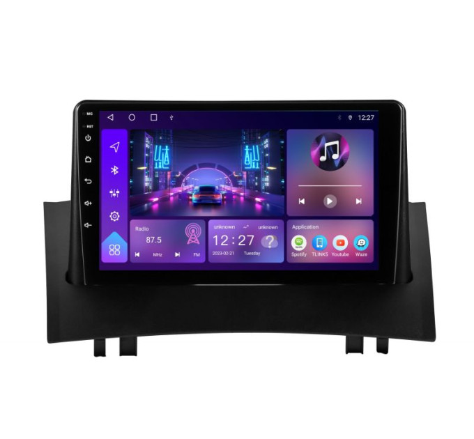 Штатна магнітола Soundbox S-2055 з CarPlay та 4G модем для Renault Megane II S4-2055