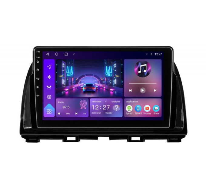 Штатна магнітола Soundbox S-7793 з CarPlay та 4G модем для Mzda CX5 2012-2016 (підтримка оригінального джойстика) S4-7793