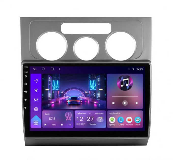 Штатна магнітола Soundbox S-6289 з CarPlay та 4G для Volkswagen Touran 2007-2010 Climat S4-6289