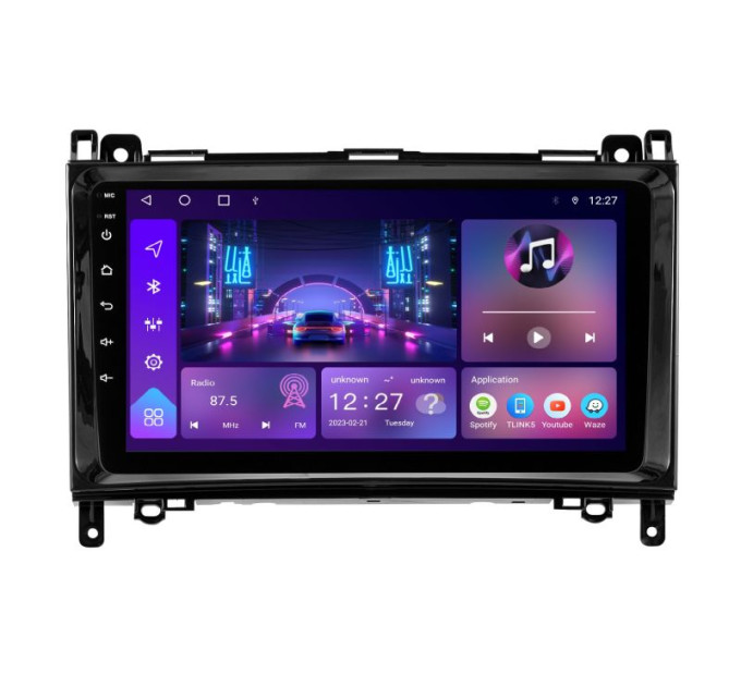 Штатна магнітола Soundbox S-8663 з CarPlay та 4G модемом для Mercedes Benz A Class W169 2004-2012, B class W245 2005-2011, Sprinter W 906 2006-2017 , Vito W639 2006-2014 , Viano W639 2006-2014 S4-8663+360