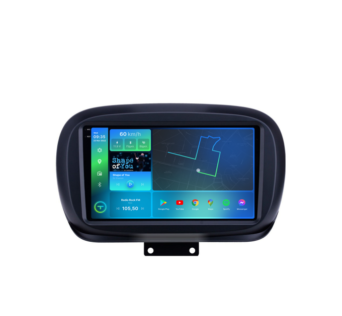Штатна магнітола Torssen 2K Fiat 500/500X 14-19 F9332 4G Carplay DSP
