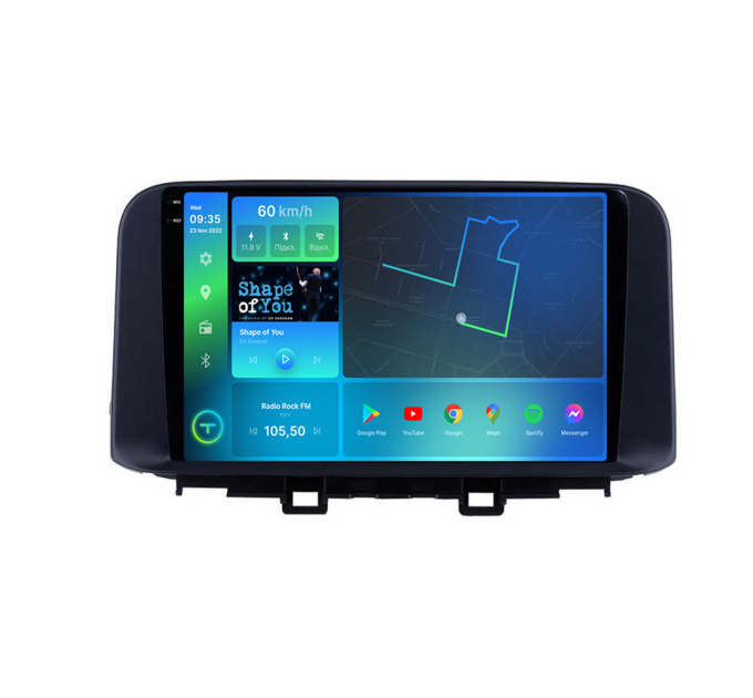Штатна магнітола Torssen 2K Hyundai Kona 17+ F10332 4G Carplay DSP
