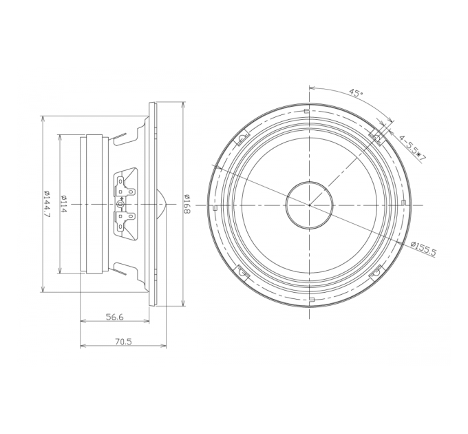 Акустика MTX RTX654