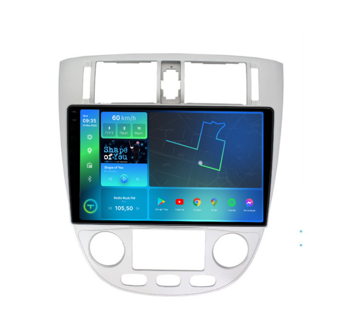 Штатна магнітола Torssen 2K Chevrolet Lacetti 04-13 climate F9432 4G Carplay DSP