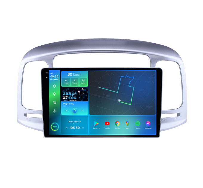 Штатна магнітола Torssen 2K Hyundai Accent 2006-2011 F9332 4G Carplay DSP