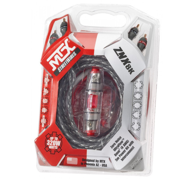 Комплект для 2-го підсилювача MTX StreetWires ZNX8K