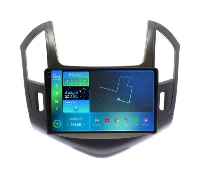 Штатна магнітола Torssen 2K Chevrolet Cruze 11-16 F9464 4G Carplay DSP