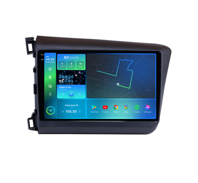 Штатна магнітола Torssen 2K Honda Civic 2012+ F96128 4G Carplay DSP