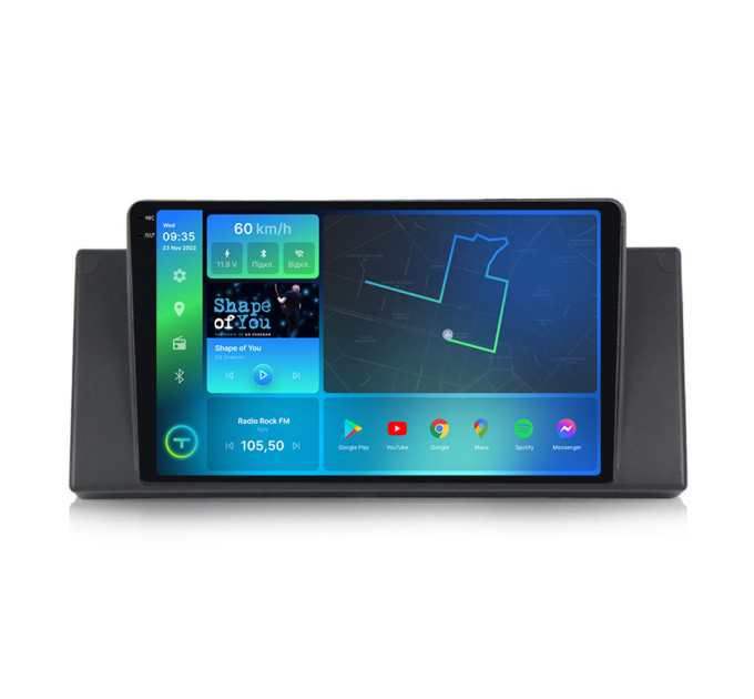 Штатна магнітола Torssen 2K BMW e39 F9464 4G Carplay DSP