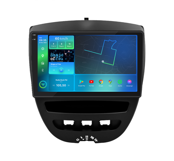 Штатна магнітола Torssen 2K Citroen C1,107,Yago F106128 4G Carplay DSP