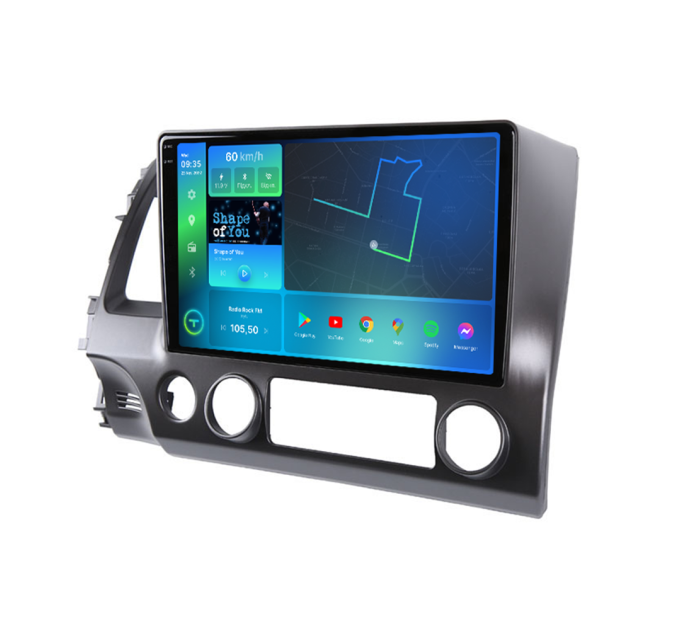 Штатна магнітола Torssen 2K Honda Civic 4D 2005-2011 F106128 4G Carplay DSP