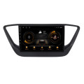 Штатна магнітола для Hyundai Accent Solaris 2017-2018 black BACAR 2/32Gb Optimal