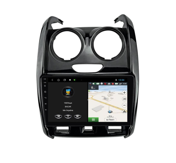 Штатна магнітола для Renault Duster 2015-2020 BACAR 1/16Gb Optimal