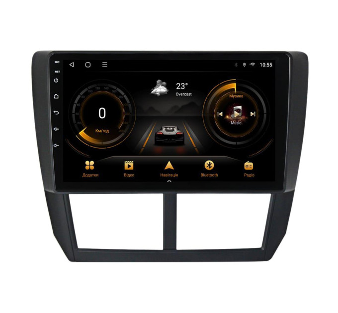 Штатна магнітола для Subaru Forester 3 2007-2013 Impreza 2007-2011 BACAR 2/32Gb Optimal