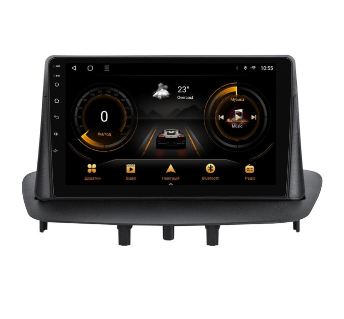 Штатна магнітола для Renault Megane 3 2008-2014 BACAR 1/16Gb Optimal