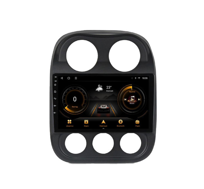 Штатна магнітола для Jeep Compass 2009-2015 BACAR 2/32Gb Optimal