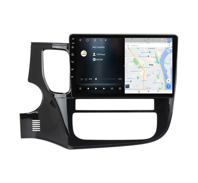 Штатна магнітола для Mitsubishi Outlander 3 2012-2018 BACAR 4/64Gb Individual