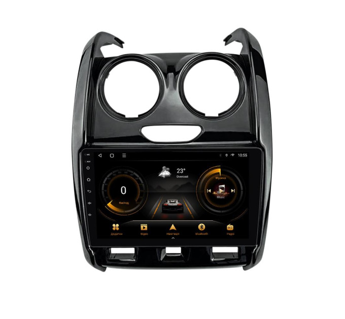 Штатна магнітола для Renault Duster 2015-2020 BACAR 2/32Gb Optimal