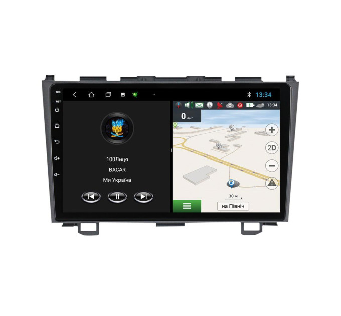 Штатна магнітола для Honda CRV 2006-2012 BACAR 1/16Gb Optimal