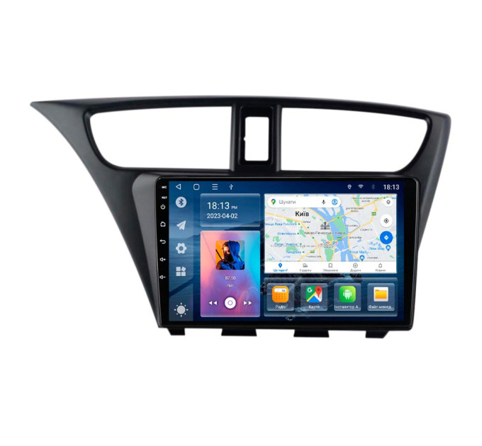 Штатна магнітола для Honda Civic 9 FK FB 2012-2017 BACAR 4/64Gb Individual