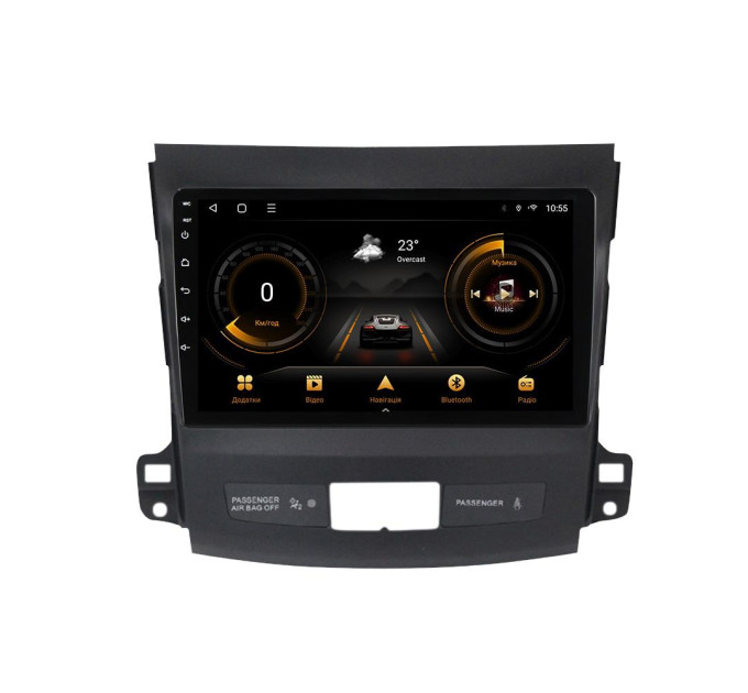 Штатна магнітола для Mitsubishi Outlander XL 2005-2011 BACAR 2/32Gb Optimal