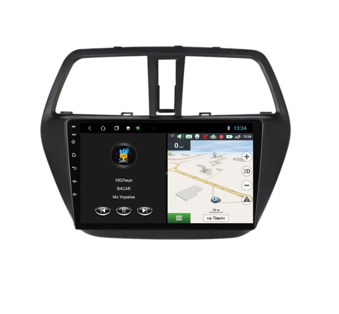 Штатна магнітола для Suzuki SX4 2012-2016 BACAR 1/16Gb Optimal