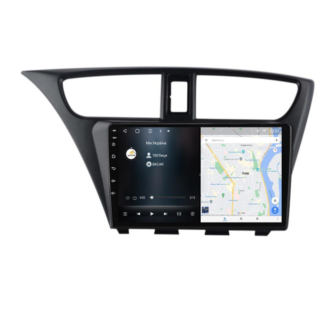 Штатна магнітола для Honda Civic 9 FK FB 2012-2017 BACAR 4/64Gb Individual
