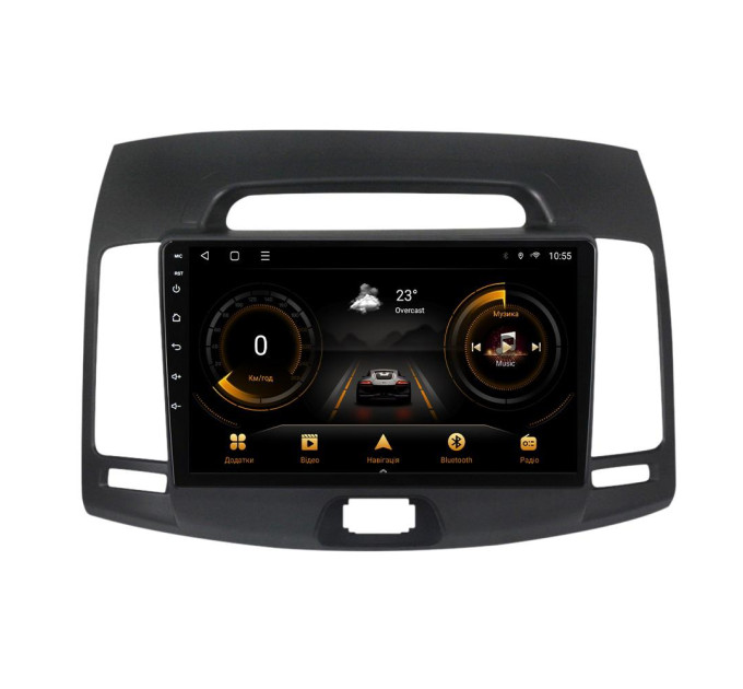 Штатна магнітола для Hyundai Elantra 2006-2011 B BACAR 2/32Gb Optimal