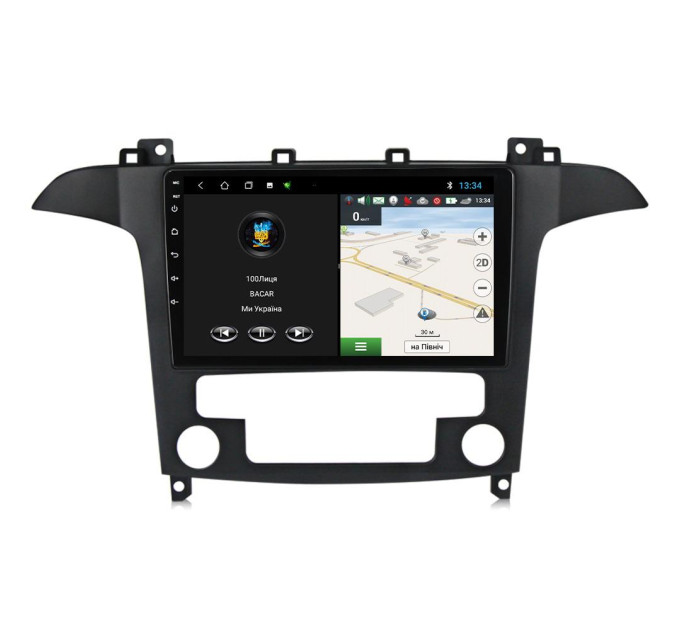 Штатна магнітола для Ford S-Max 2006-2015 BACAR 1/16Gb Optimal