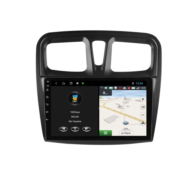 Штатна магнітола для Renault Logan Sandero 2012-2019 BACAR 2/32Gb Optimal