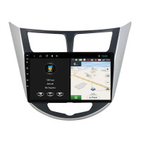 Штатна магнітола для Hyundai Accent Solaris black 2010-2016 BACAR 1/16Gb Optimal