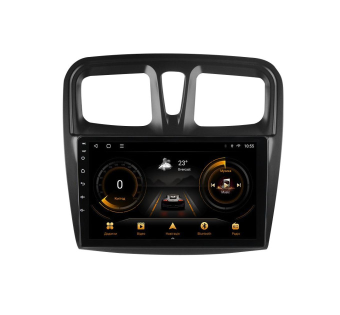 Штатна магнітола для Renault Logan Sandero 2012-2019 BACAR 2/32Gb Optimal