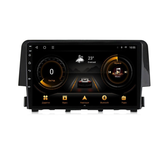 Штатна магнітола для Honda Civic 10 2015-2020 BACAR 2/32Gb Optimal