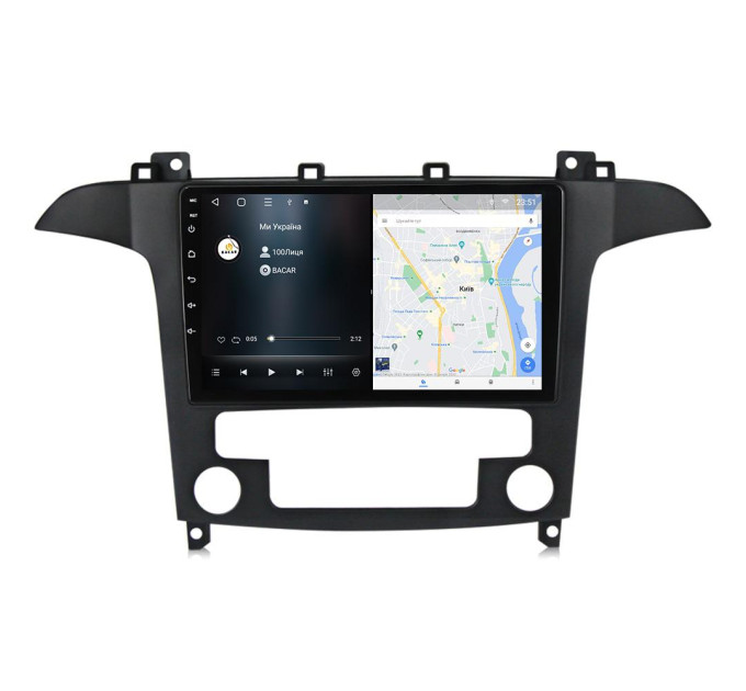 Штатна магнітола для Ford S-Max 2006-2015 BACAR 4/64Gb Individual