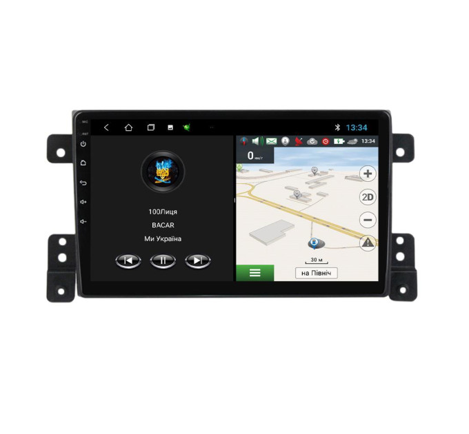 Штатна магнітола для Suzuki Grand Vitara 2005-2015 BACAR 1/16Gb Optimal