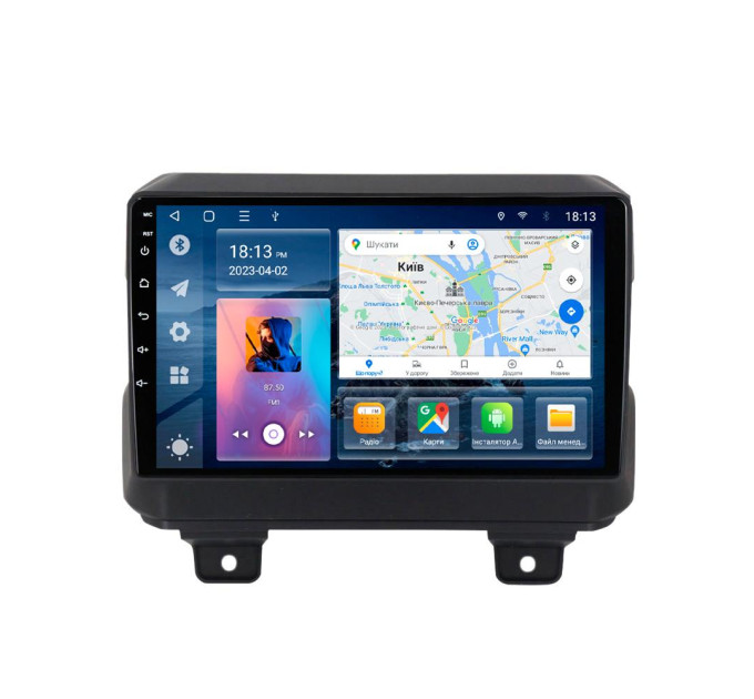 Штатна магнітола для Jeep Wrangler 4 2018-2019 BACAR 4/64Gb Individual