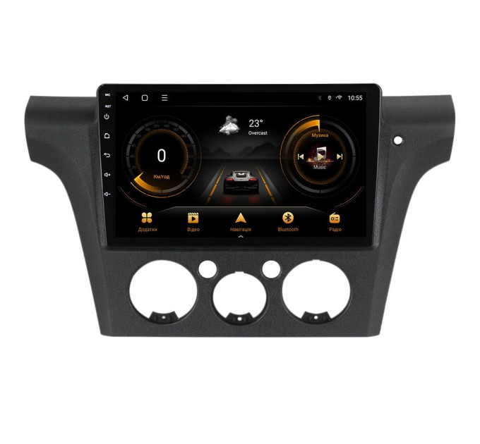 Штатна магнітола для Mitsubishi Outlander 2002-2008 BACAR 1/16Gb Optimal