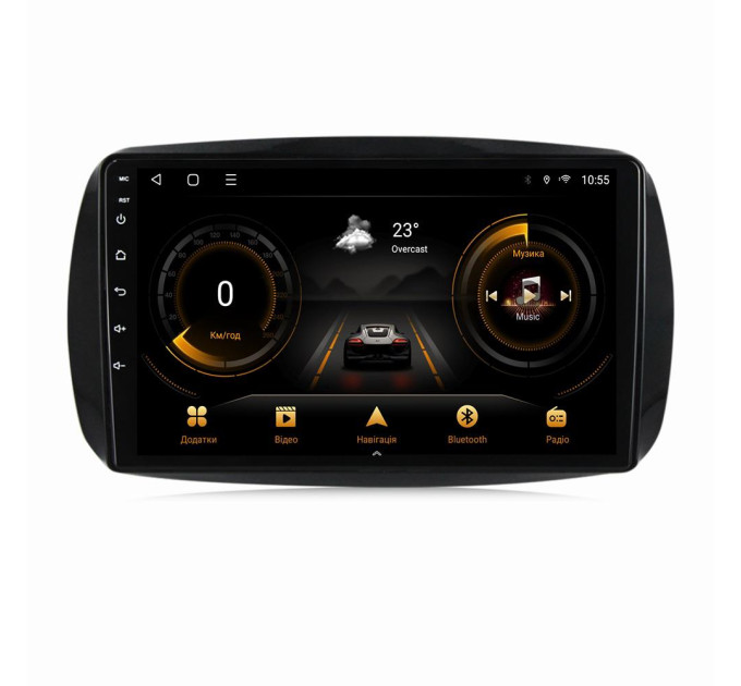 Штатна магнітола для Mercedes Smart Fortwo 3 2014-2020 BACAR 2/32Gb Optimal