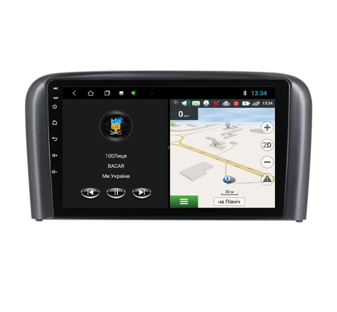 Штатна магнітола для Volvo S80 1998-2006 BACAR 1/16Gb Optimal