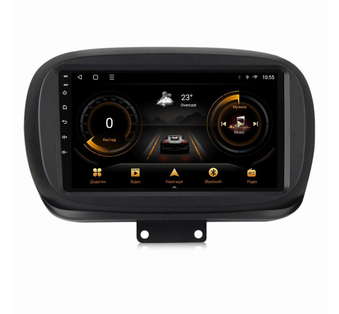Штатна магнітола для Fiat 500X 2014-2020 BACAR 2/32Gb Optimal