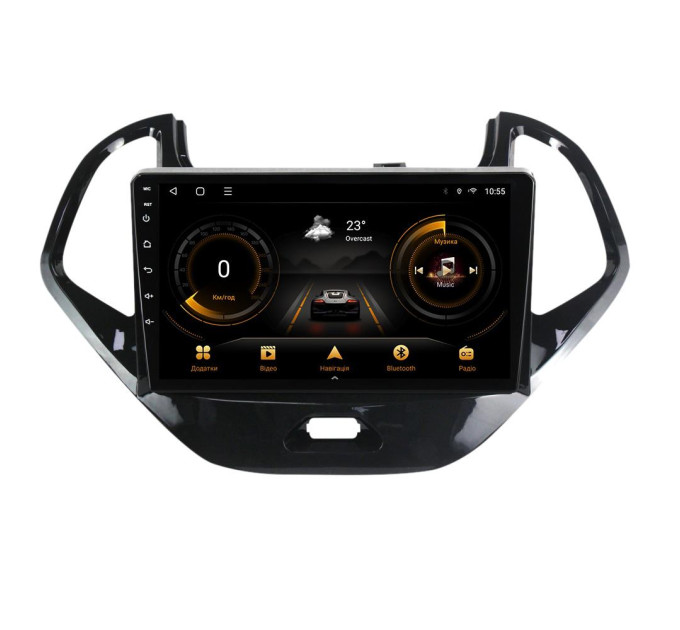 Штатна магнітола для Ford Figo 2015-2018 BACAR 1/16Gb Optimal